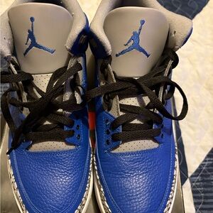 Jordan Men's Sneakers in Blue and Gray